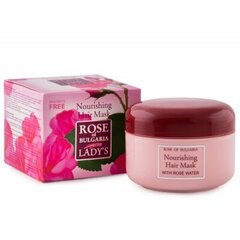 Toitev juuksemask roosiveega Rose of bg 330 ml, BRBG054 цена и информация | Маски, масла, сыворотки | kaup24.ee