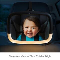 Munchkin Night Light peegel beebi jälgimiseks autos Baby In-Sight цена и информация | Аксессуары для автокресел | kaup24.ee