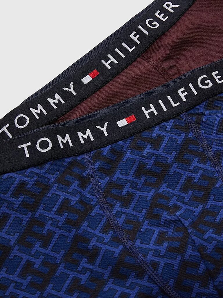Lühikesed püksid poistele Tommy Hilfiger TР Monogram Print, 2 tk hind ja info | Poiste aluspesu | kaup24.ee