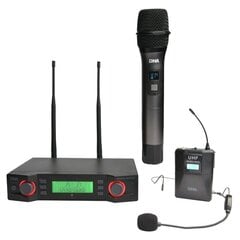 Juhtmeta mikrofonisüsteem DNA VM - DUAL VOCAL HEAD SET hind ja info | Mikrofonid | kaup24.ee
