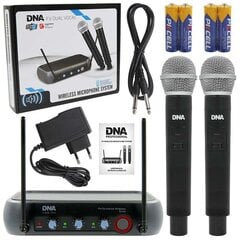 DNA FV Dual Vocal (198.10MHz, 204.50MHz) цена и информация | Микрофоны | kaup24.ee