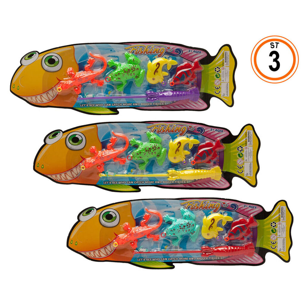 Kalapüügimäng BigBuy Kids, 3 tk. hind ja info | Arendavad mänguasjad | kaup24.ee