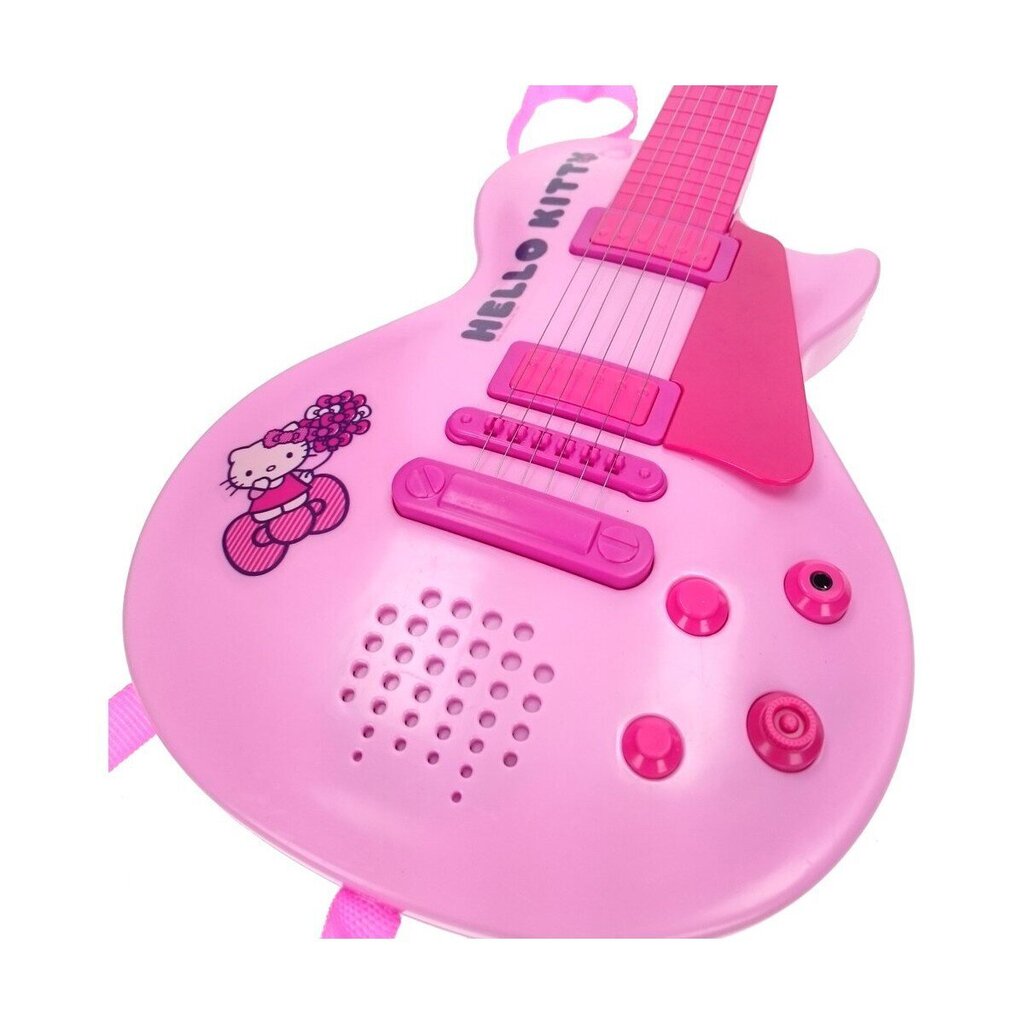 Laste kitarr Hello Kitty Mikrofoniga, roosa, elektrooniline hind ja info | Arendavad mänguasjad | kaup24.ee