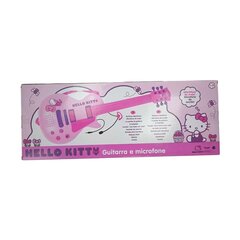 Детская гитара Hello Kitty с микрофоном, розовый, электроника цена и информация | Развивающие игрушки и игры | kaup24.ee