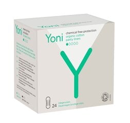 Pesukaitsmed Yoni Cotton Panty Liners 24 tk. hind ja info | Tampoonid, hügieenisidemed, menstruaalanumad | kaup24.ee