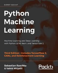 Python Machine Learning: Machine Learning and Deep Learning with Python, scikit-learn, and TensorFlow   2, 3rd Edition 3rd Revised edition цена и информация | Книги по экономике | kaup24.ee