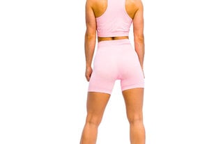 Naiste lühikesed spordipüksid GymHero California Cute Shorts Milkshake hind ja info | Naiste spordiriided | kaup24.ee