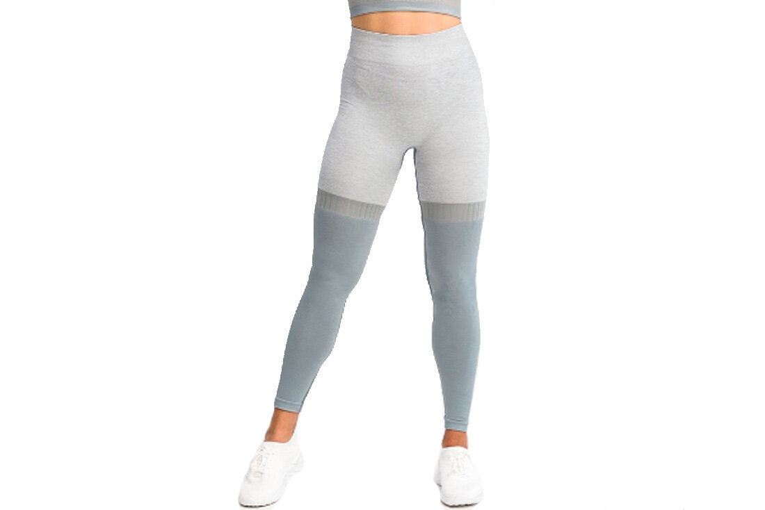 Naiste retuusid GymHero Leggins Stripes Graphite hind ja info | Naiste spordiriided | kaup24.ee