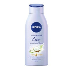 Лосьон для тела Nivea Coconut Lotion Oil & Monoi Oil, 400мл цена и информация | Кремы, лосьоны для тела | kaup24.ee