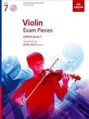 Violin Exam Pieces 2020-2023, ABRSM Grade 7, Score, Part & CD: Selected from the 2020-2023 syllabus kaina ir informacija | Книги об искусстве | kaup24.ee