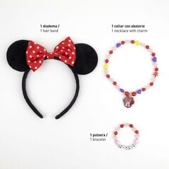 Набор аксессуаров для девочек Minnie Mouse 246714, красный цена и информация | Аксессуары для детей | kaup24.ee