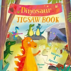 Dinosaur Jigsaw Book: Includes 4 Jigsaws! цена и информация | Книги для малышей | kaup24.ee