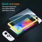 4pcs Tempered Glass Screen Protector with tool for Switch Oled hind ja info | Mängukonsoolide lisatarvikud | kaup24.ee