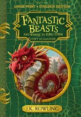 Fantastic Beasts and Where to Find Them: Large Print Dyslexia Edition hind ja info | Noortekirjandus | kaup24.ee