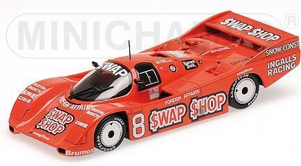 Mudelauto Minichamps 400856508 Porsche 962 IMSA Swap Shop hind ja info | Poiste mänguasjad | kaup24.ee