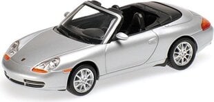 Модель Minichamps Minichamps 400061091 Porsche 911 (996) Cabriolet 1998,silver цена и информация | Развивающий мелкую моторику - кинетический песок KeyCraft NV215 (80 г) детям от 3+ лет, бежевый | kaup24.ee