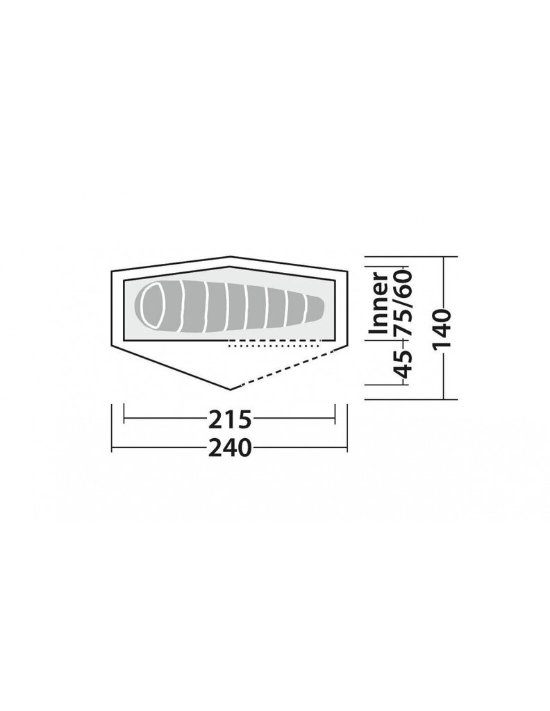 Telk Robens 130258, roheline hind ja info | Telgid | kaup24.ee