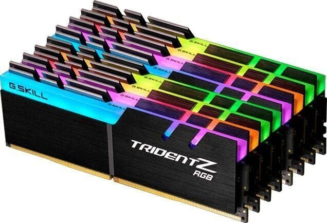 G.Skill Trident Z RGB, 256GB (8x32GB), DDR4, 3600HMz, CL18 (F4-3600C18Q2-256GTZR) hind ja info | Operatiivmälu (RAM) | kaup24.ee