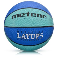 Баскетбольный мяч Meteor layup, размер 5 цена и информация | Баскетбольные мячи | kaup24.ee