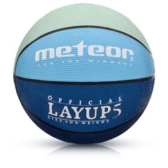 Баскетбольный мяч Meteor layup, размер 5 цена и информация | Баскетбольные мячи | kaup24.ee