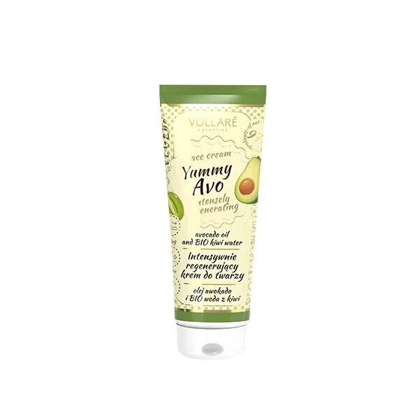 Intensiivne korrigeeriv näokreem kiividega Vollare Yummy Avo Face Cream Avocado Oil and Bio Water, 50ml hind ja info | Näokreemid | kaup24.ee