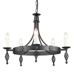 Rippvalgusti Elstead Lighting Belfry BY5-BLACK hind ja info | Rippvalgustid | kaup24.ee