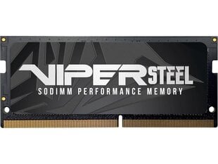 Patriot Viper Steel, 16GB, DDR4, 2666MHz, SO-DIMM (PVS416G320C8S) цена и информация | Оперативная память (RAM) | kaup24.ee