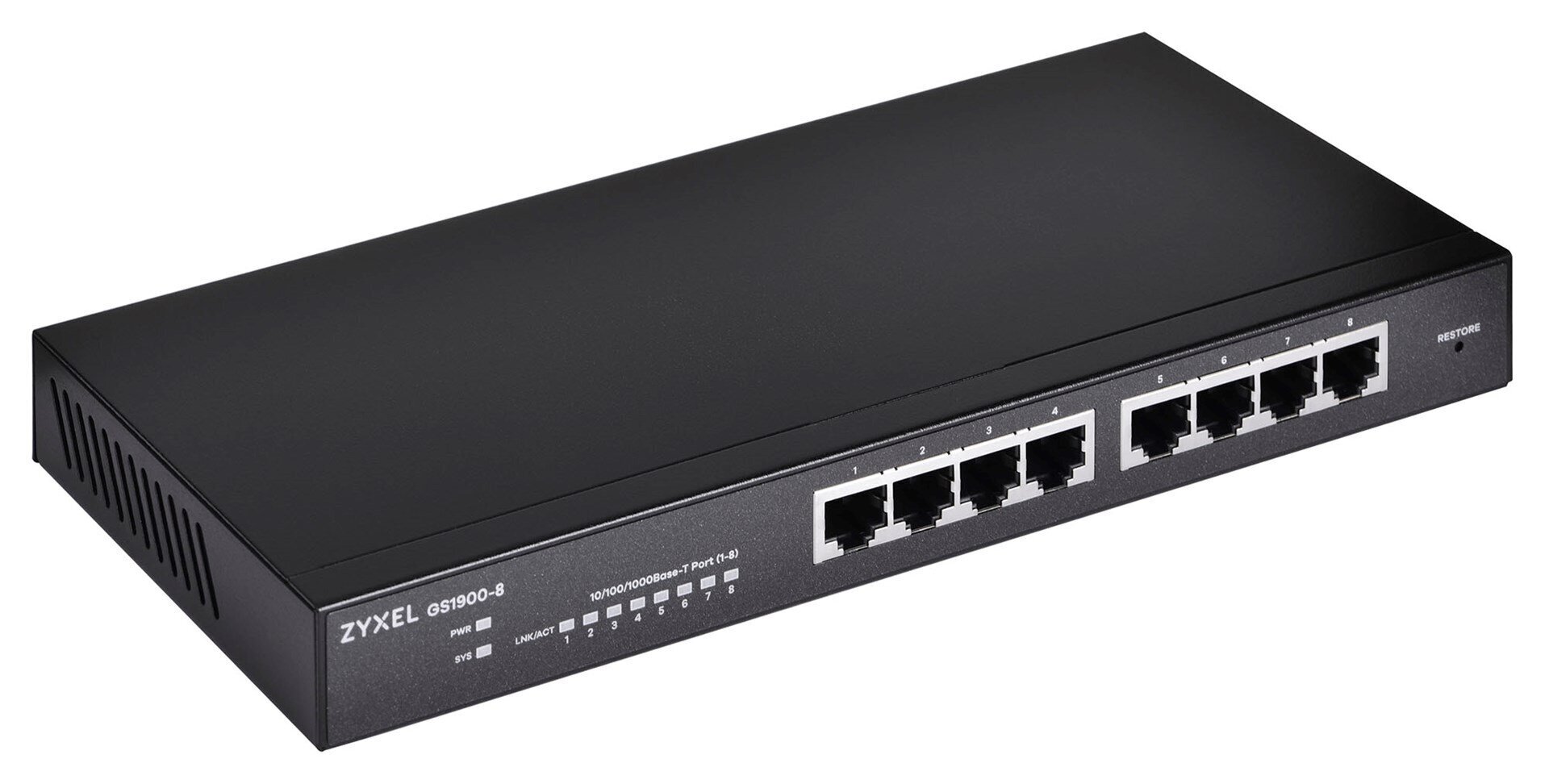 Zyxel GS1900-8 L2 Gigabit Ethernet (10/100/1000) hind ja info | Lülitid (Switch) | kaup24.ee