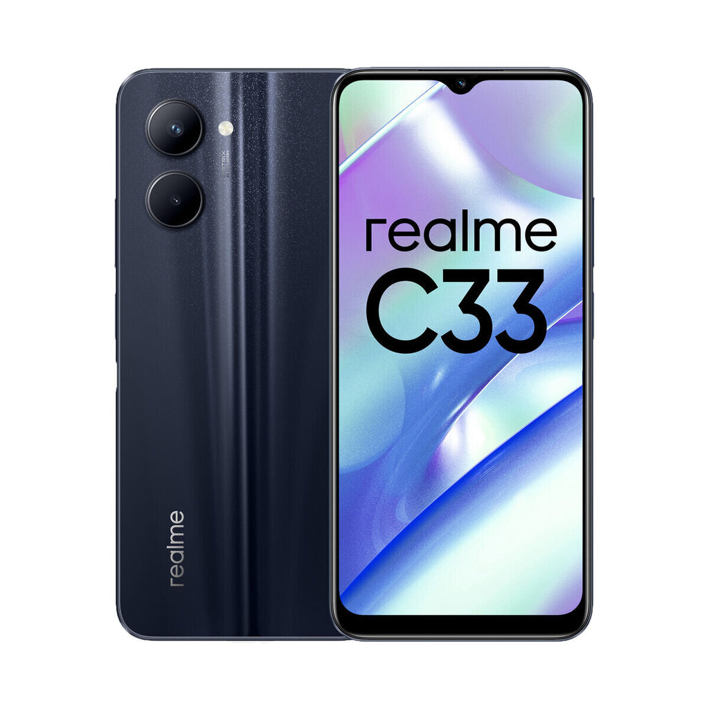 Realme C33 4/64GB Dual SIM Night Sea hind ja info | Telefonid | kaup24.ee