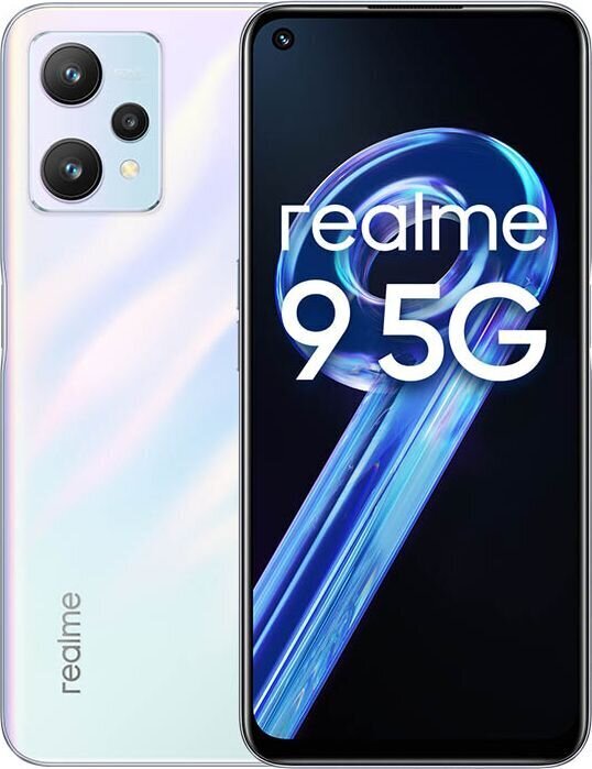 Realme 9 5G, Dual SIM, 4GB/128GB, White цена и информация | Telefonid | kaup24.ee