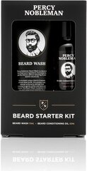 Набор для ухода за бородой Percy Nobleman Beard Starter Kit цена и информация | Средства для бритья | kaup24.ee
