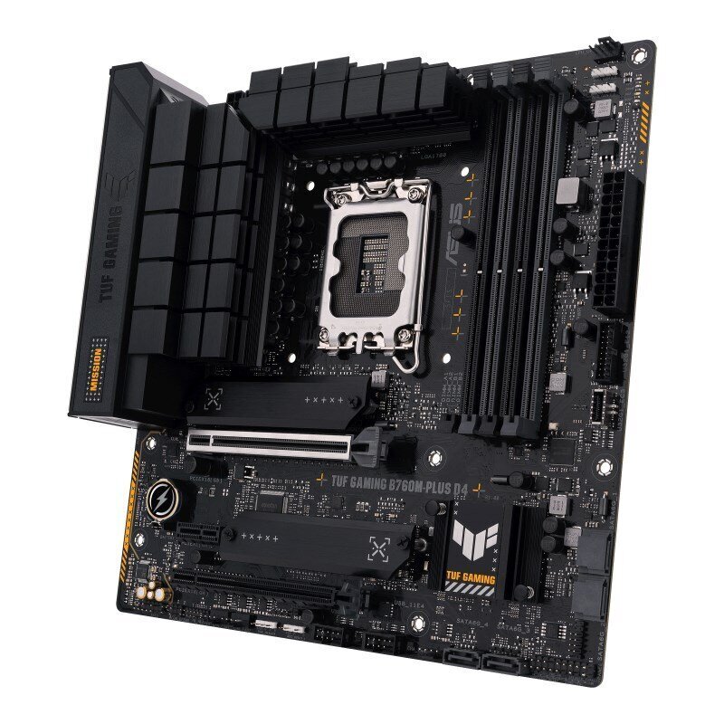 Asus TUF GAMING B760M-PLUS D4, Micro ATX, LGA1700, DDR4 hind ja info | Emaplaadid | kaup24.ee