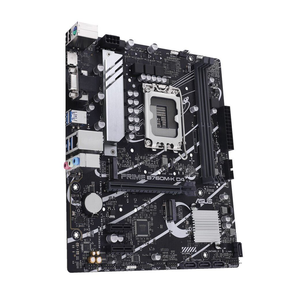 Asus PRIME B760M-K D4, Micro ATX, LGA1700, DDR4 hind ja info | Emaplaadid | kaup24.ee