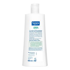 Toitev kreem Zero % Sanex, 400 ml hind ja info | Kehakreemid, losjoonid | kaup24.ee