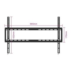 Ewent EW1503 37-70” цена и информация | Кронштейны и крепления для телевизоров | kaup24.ee