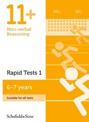 11plus Non-verbal Reasoning Rapid Tests Book 1: Year 2, Ages 6-7 2nd edition цена и информация | Книги для подростков и молодежи | kaup24.ee