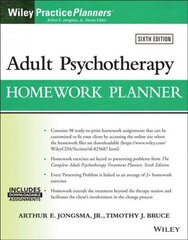 Adult Psychotherapy Homework Planner, 6th Edition 6th Edition цена и информация | Книги по социальным наукам | kaup24.ee