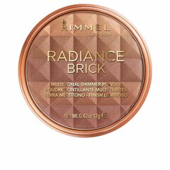 Kompaktpuuder Rimmel Pressed Powder Radiance Brick Dark 003, 12g цена и информация | Пудры, базы под макияж | kaup24.ee