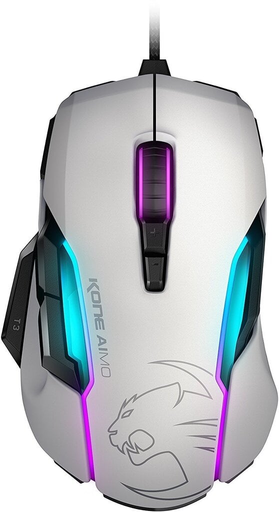 Roccat hiir Kone Aimo RGBA, valge (ROC-11-815-WE) цена и информация | Hiired | kaup24.ee