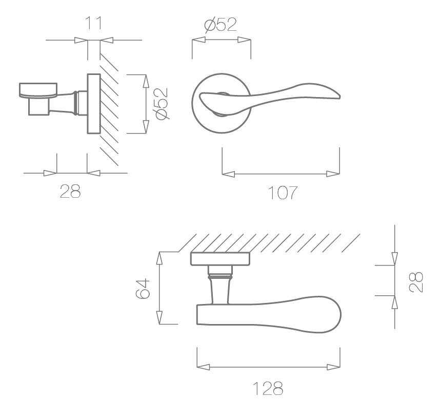 Ukselingi komplekt Tupai 940 R hind ja info | Ukselingid | kaup24.ee