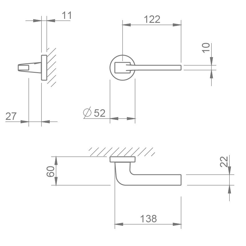 Ukselingi komplekt Tupai 3097 R цена и информация | Ukselingid | kaup24.ee