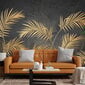Seinamaalingud – kaasaegsed kuldsed palmilehed цена и информация | Fototapeedid | kaup24.ee