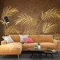 Seinamaalingud – moodsad kuldsed palmilehed 2 цена и информация | Fototapeedid | kaup24.ee