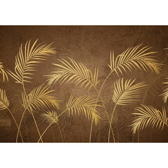 Seinamaalingud – moodsad kuldsed palmilehed 2 hind ja info | Fototapeedid | kaup24.ee