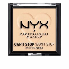 Компактные пудры NYX Can't Stop Won't Stop Light (6 g) цена и информация | Пудры, базы под макияж | kaup24.ee