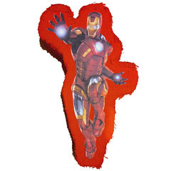 Пиньята Iron man, 77x47x18 см цена и информация | Гудки для вечеринки Clown Face (4шт.) | kaup24.ee