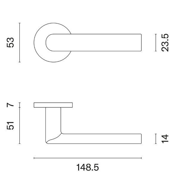 Ukselingi komplekt Aprile Silena R7S hind ja info | Ukselingid | kaup24.ee