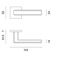 Ukselingi komplekt Aprile Raflesia Q7S hind ja info | Ukselingid | kaup24.ee