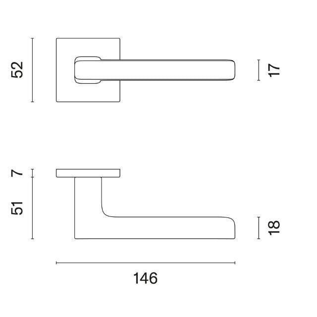 Ukselingi komplekt Aprile Pea Q7S hind ja info | Ukselingid | kaup24.ee