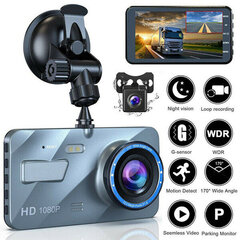 V3 autokaamera kahe objektiivi ja HD-ekraaniga. цена и информация | Видеорегистраторы | kaup24.ee